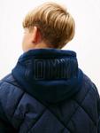 Детская стеганая куртка-бомбер на молнии Tommy Hilfiger, Dark Night Navy - фото 5