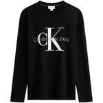 Детский свитшот Cotton с принтом Logo Calvin Klein, белый - фото 4