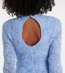 Мини-платье с цветочным принтом Rotate, Slyway` (Blue) - фото 6