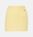 Кашемировая мини-юбка Prada, Crema - фото