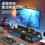 Компьютерный стол Jieke 52x20 см, карбон белый, с полкой - фото 3