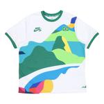 Футболка Nike SB x Parra Crossover Brazil Colors Pattern Tee 'White Multi', белый - фото