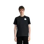 Футболка унисекс черная Moncler, черный - фото 6