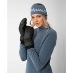 Женские уютные перчатки Sandra LaMunt, черный - фото 2