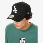 Бейсболка New Era LA Dodgers Essential из хлопка, черный - фото 2