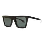 VERSACE Греческие солнцезащитные очки квадратной формы Greca, Black - фото