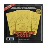 Набор из 3 журналов героя — желтый, Dungeon Notes & Sticky Notes - фото