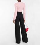 Свитер в рубчик ALAÏA, розовый - фото 3