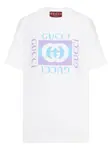 Футболка с логотипом Interlocking G Gucci, белый - фото
