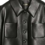 Кожаная куртка женская Loewe - фото 3