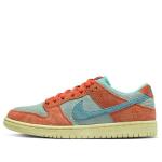 Кроссовки sb dunk low 'orange emerald rise' Nike, оранжевый - фото