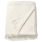 Плед, кремовый, 130х170 см, HORNMAL IKEA - фото