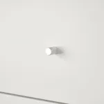 Открытый стеллаж, белый, 77x77 см, с дверцей KALLAX IKEA - фото 4