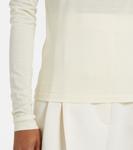 Джемпер с водолазкой Róhe, кремовый - фото 5