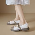 Туфли Мэри Джейн женские Josiny, бежевый/черный - фото 11