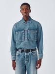 Длинный рукав рубашка John Lewis x LABRUM, Washed Denim - фото