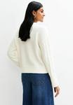 Джемпер New Look CABLE CREW NECK , Cream/Off-White - фото 3