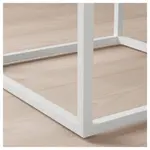 Прикроватная тумбочка, белый, 40x39 см, VIKHAMMER IKEA - фото 6