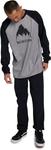 Burton Men's Crown Weatherproof Pullover Crew, Gray Heather/True Black - фото 5