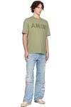 Футболка Amiri с принтом Amiri, зеленый - фото 4