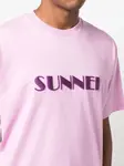 Футболка с вышитым логотипом Sunnei, розовый - фото 5