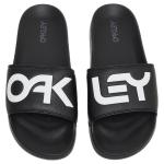 Шлепанцы мужские черные/белые Oakley - фото 5