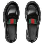 Женские лоферы черные GUCCI - фото 3