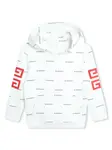 Худи с логотипом 4G Givenchy Kids, белый - фото