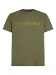 Футболка с логотипом KARL LAGERFELD, зеленый - фото