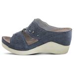 Сандалии на танкетке Dreiser Flexus, синий - фото 4