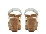 Сандалии Clarks Rose Wedge Sandal, белый - фото 3