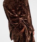 бархатная рубашка Xu Zhi, Brown - фото 5
