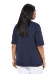 Футболка Ulla Popken, цвет dunkles marine - фото 3