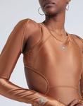 Боди Asmc Sh Leotard Adidas By Stella Mccartney, коричневый - фото 4