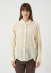Блуза YAS Button-down blouse, Birch/Beige - фото