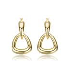 Серьги-подвески в форме буквы V Rachel Glauber, белый - фото 2