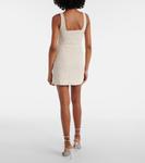 Мини-платье Le Sable с бисером Staud, слоновая кость - фото 3