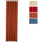 Штора Toco-Uni с петлями, 1 шт. Wirth, синий - фото 6