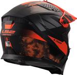 Газовый шлем LS2 of606 drifter, Gray/Orange - фото 8