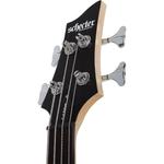 Schecter Guitar Research C-4 Deluxe Электрический бас-гитара Satin Black - фото 6