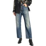 Бойфрендовские хлопковые джинсы R13, синие - фото 4