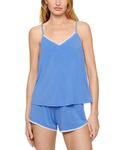 Пижамный комплект Frida: топ-ками и шорты. Eberjey, синий - фото