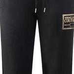 Jeans Couture Logo Printed Drawstring Track Pants VERSACE, черный - фото 7