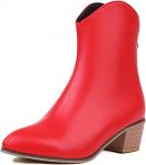Женские западные ботинки MRKEWUNEY, 74 Red - фото