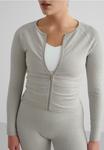 Кардиган aim’n SEAMLESS ZIP, Grey - фото 6
