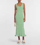 Платье миди из джерси Jil Sander, Grasshopper - фото 2