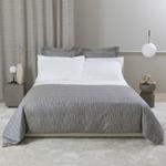 Пододеяльник Frette Trail с принтом 265x230, серый - фото 4