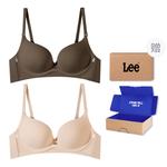 Классический бюстгальтер 101 Bra Women's Box 2 Pack Lee, Coffee+Skin - фото 8