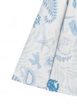Платье Marine Print Roberto Cavalli Junior, синий - фото 4