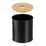 Бак с педалью Relaxdays, черный - фото 6